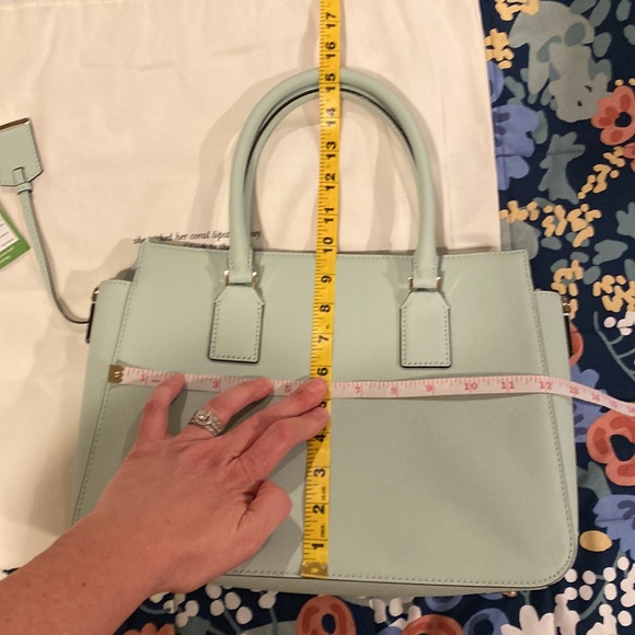 Kate spade Cameron medium satchel. Mint green. NWOT - Picture 10 of 14